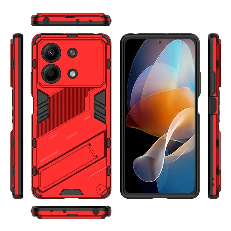 For Xiaomi Redmi Note 13R Pro 5G Kickstand Case Drop-proof Phone Cover