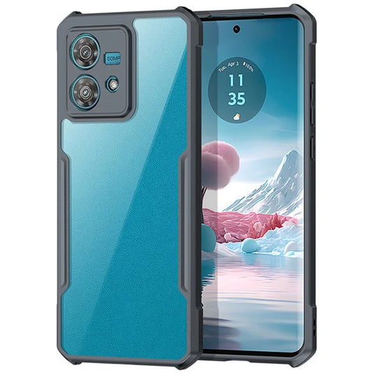 XUNDD For Motorola Edge 40 Neo 5G Cell Phone Case Scratch Resistant TPU+Acrylic Cover