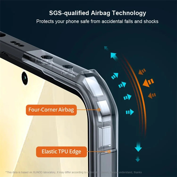 XUNDD For Xiaomi Redmi Note 13 4G Case Fall Protection TPU+Acrylic Smart Phone Cover