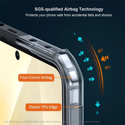 XUNDD For Xiaomi Redmi Note 13 4G Case Fall Protection TPU+Acrylic Smart Phone Cover