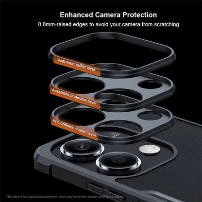 XUNDD For Xiaomi Redmi Note 13 4G Case Fall Protection TPU+Acrylic Smart Phone Cover