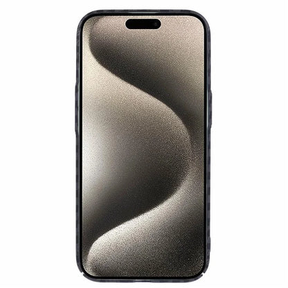 For iPhone 15 PC Phone Case Carbon Fiber Texture Protective Phone Cover