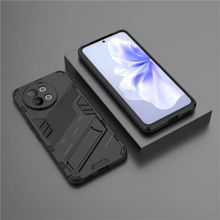 TPU+PC Phone Case for vivo S18e 5G Hidden Kickstand Back Cover