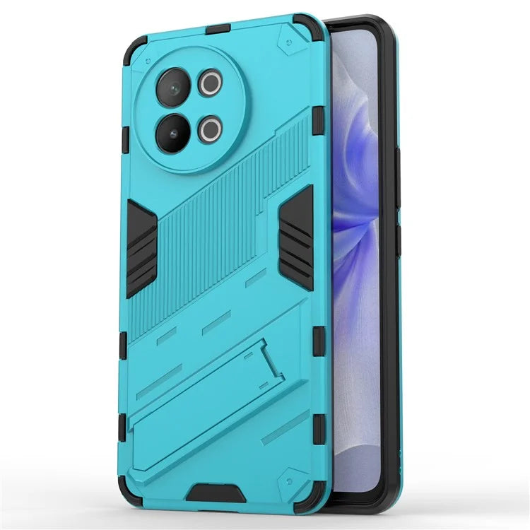 TPU+PC Phone Case for vivo S18e 5G Hidden Kickstand Back Cover