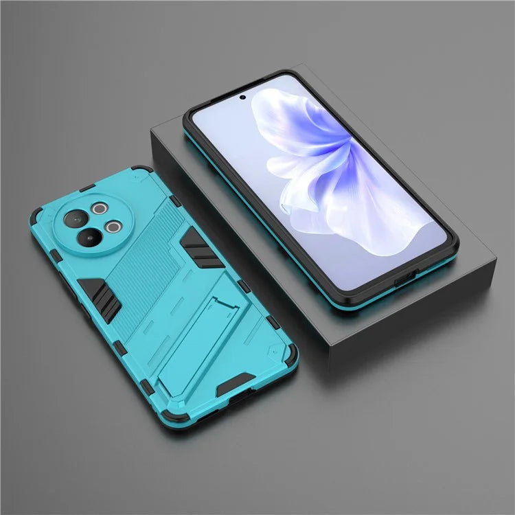 TPU+PC Phone Case for vivo S18e 5G Hidden Kickstand Back Cover