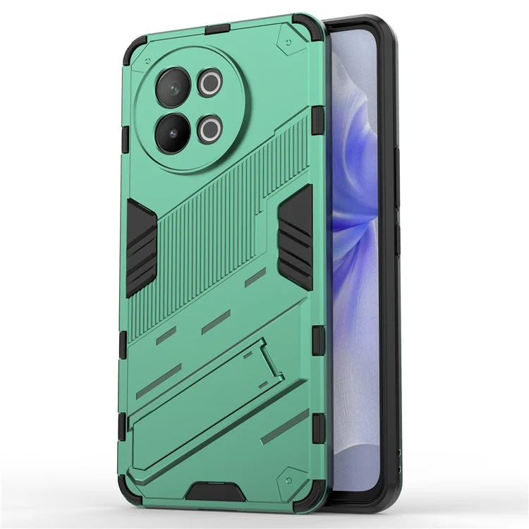 TPU+PC Phone Case for vivo S18e 5G Hidden Kickstand Back Cover