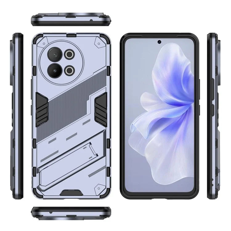 TPU+PC Phone Case for vivo S18e 5G Hidden Kickstand Back Cover