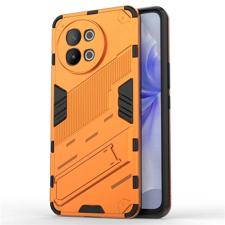 TPU+PC Phone Case for vivo S18e 5G Hidden Kickstand Back Cover