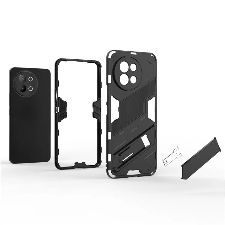 TPU+PC Phone Case for vivo S18e 5G Hidden Kickstand Back Cover