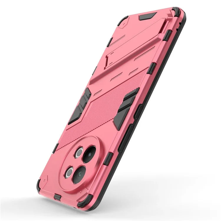 TPU+PC Phone Case for vivo S18e 5G Hidden Kickstand Back Cover