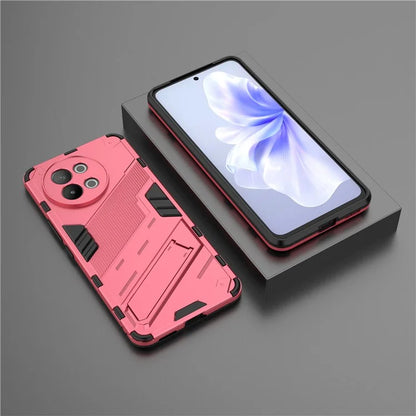 TPU+PC Phone Case for vivo S18e 5G Hidden Kickstand Back Cover