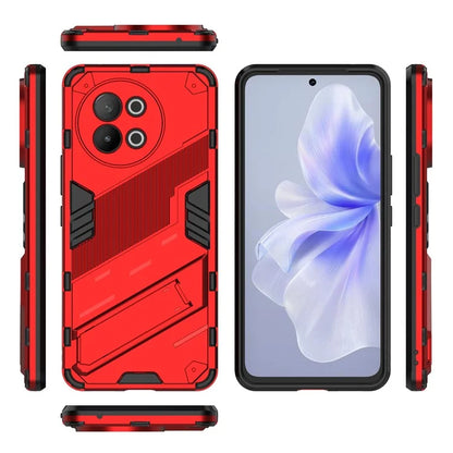 TPU+PC Phone Case for vivo S18e 5G Hidden Kickstand Back Cover