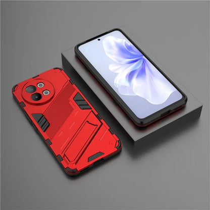 TPU+PC Phone Case for vivo S18e 5G Hidden Kickstand Back Cover