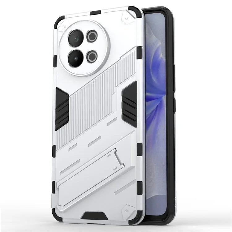 TPU+PC Phone Case for vivo S18e 5G Hidden Kickstand Back Cover