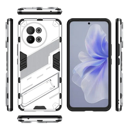 TPU+PC Phone Case for vivo S18e 5G Hidden Kickstand Back Cover