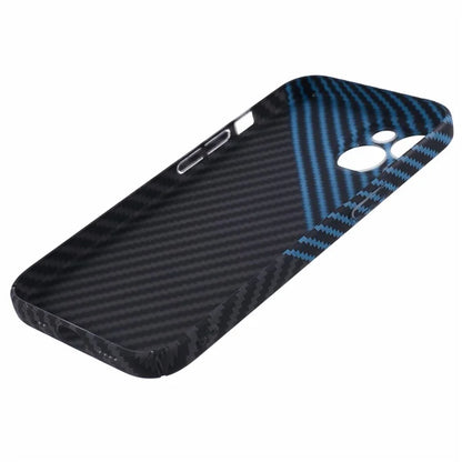 Hard PC Case for iPhone 13 Phone Cover Carbon Fiber Texture Splicing Color