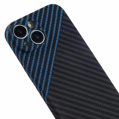 Hard PC Case for iPhone 13 Phone Cover Carbon Fiber Texture Splicing Color