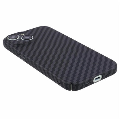 Hard PC Case for iPhone 13 Phone Cover Carbon Fiber Texture Splicing Color