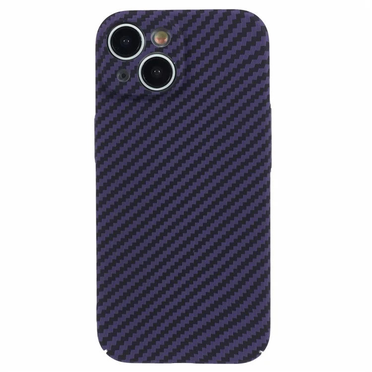 Hard PC Case for iPhone 13 Phone Cover Carbon Fiber Texture Splicing Color