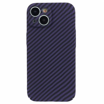 Hard PC Case for iPhone 13 Phone Cover Carbon Fiber Texture Splicing Color