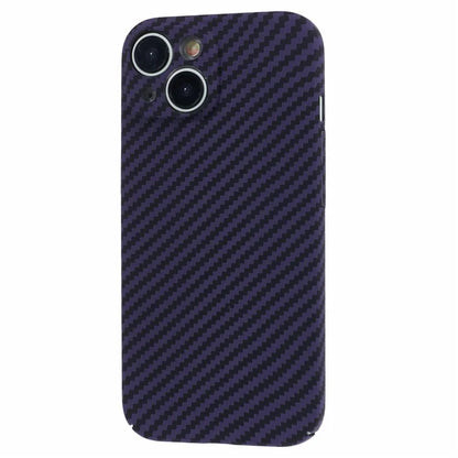 Hard PC Case for iPhone 13 Phone Cover Carbon Fiber Texture Splicing Color