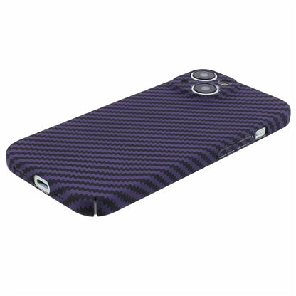 Hard PC Case for iPhone 13 Phone Cover Carbon Fiber Texture Splicing Color