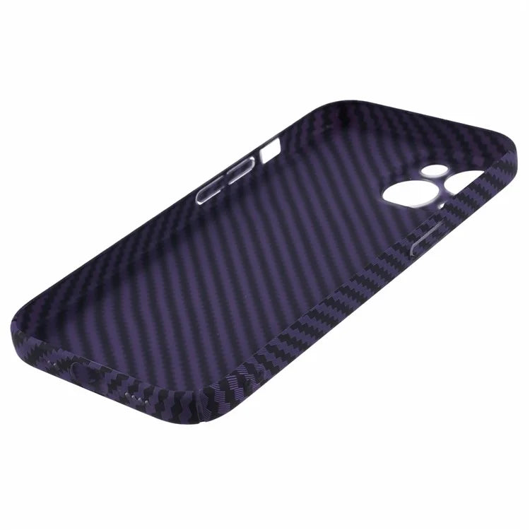 Hard PC Case for iPhone 13 Phone Cover Carbon Fiber Texture Splicing Color