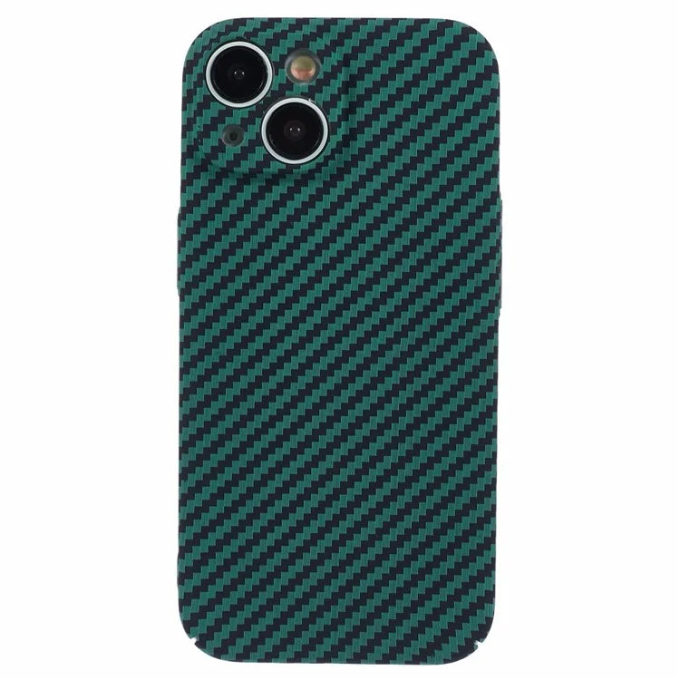 Hard PC Case for iPhone 13 Phone Cover Carbon Fiber Texture Splicing Color