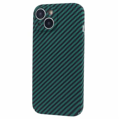 Hard PC Case for iPhone 13 Phone Cover Carbon Fiber Texture Splicing Color