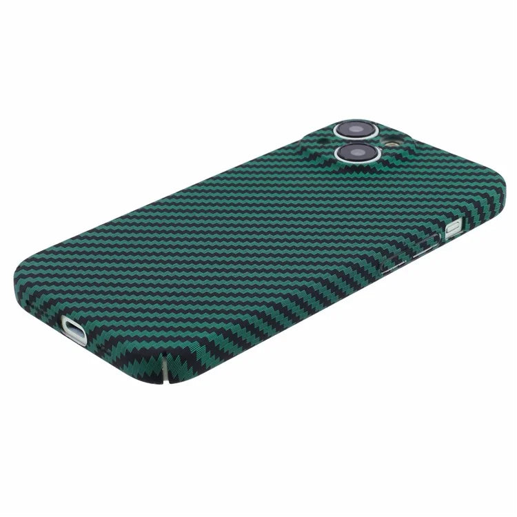 Hard PC Case for iPhone 13 Phone Cover Carbon Fiber Texture Splicing Color