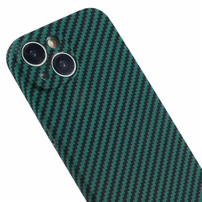 Hard PC Case for iPhone 13 Phone Cover Carbon Fiber Texture Splicing Color