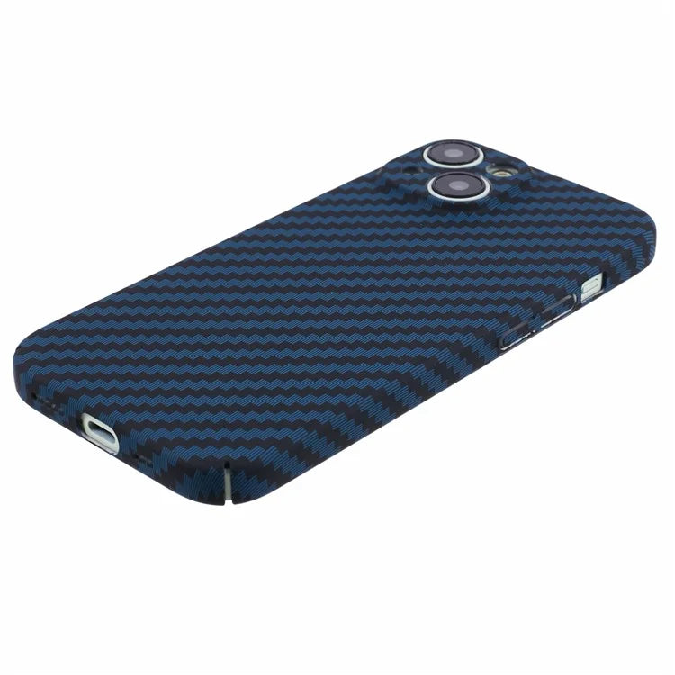 Hard PC Case for iPhone 13 Phone Cover Carbon Fiber Texture Splicing Color