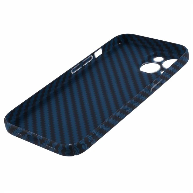 Hard PC Case for iPhone 13 Phone Cover Carbon Fiber Texture Splicing Color