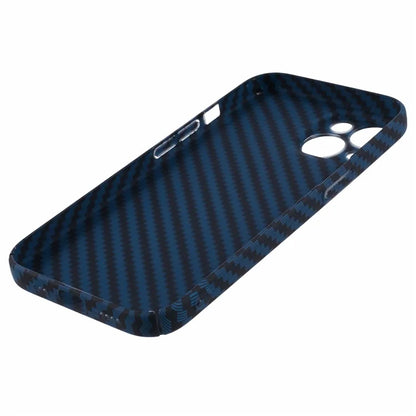 Hard PC Case for iPhone 13 Phone Cover Carbon Fiber Texture Splicing Color
