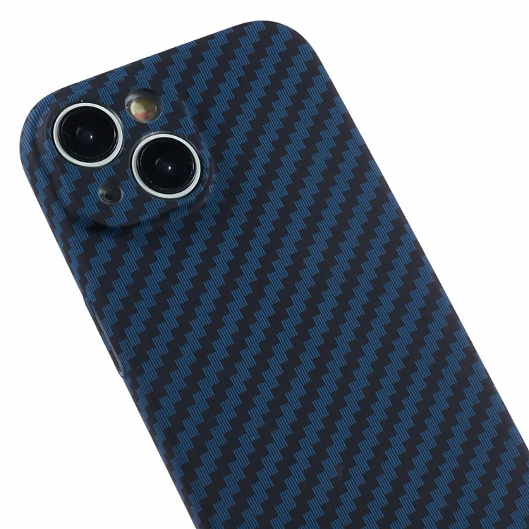 Hard PC Case for iPhone 13 Phone Cover Carbon Fiber Texture Splicing Color