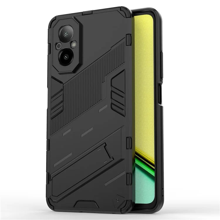 For Realme C67 4G Kickstand Case TPU+PC Protective Phone Cover