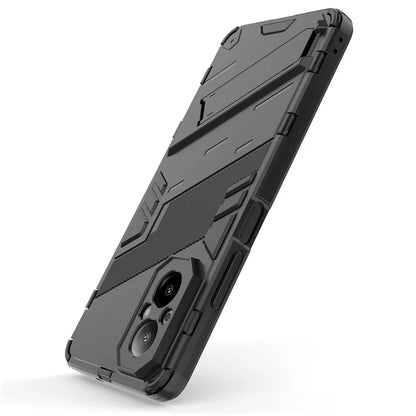 For Realme C67 4G Kickstand Case TPU+PC Protective Phone Cover