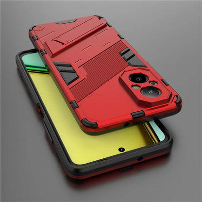 For Realme C67 4G Kickstand Case TPU+PC Protective Phone Cover