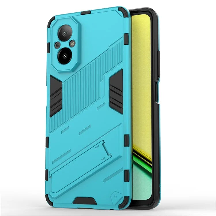 For Realme C67 4G Kickstand Case TPU+PC Protective Phone Cover