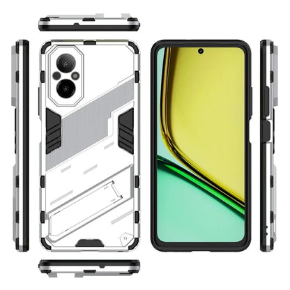 For Realme C67 4G Kickstand Case TPU+PC Protective Phone Cover