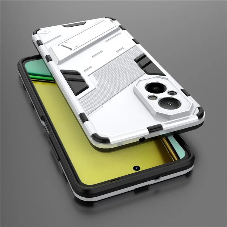 For Realme C67 4G Kickstand Case TPU+PC Protective Phone Cover
