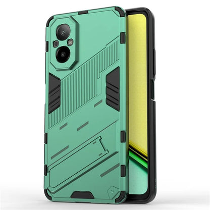 For Realme C67 4G Kickstand Case TPU+PC Protective Phone Cover