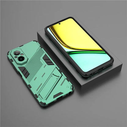 For Realme C67 4G Kickstand Case TPU+PC Protective Phone Cover