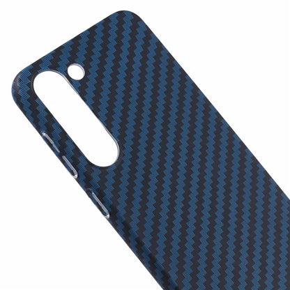 For Samsung Galaxy S24 Case Carbon Fiber Texture Splicing PC Phone Cover