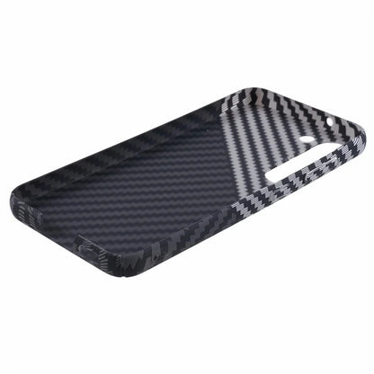 For Samsung Galaxy S24 Case Carbon Fiber Texture Splicing PC Phone Cover
