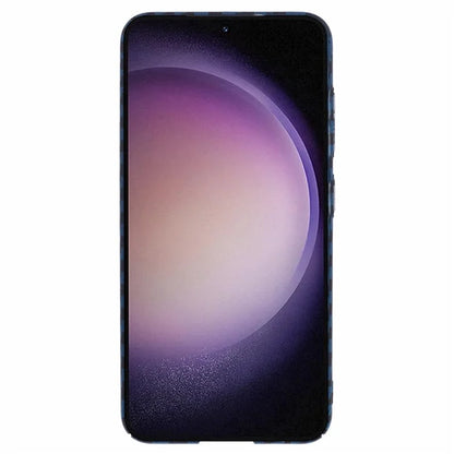 For Samsung Galaxy S24+ PC Case Carbon Fiber Texture Protective Phone Cover