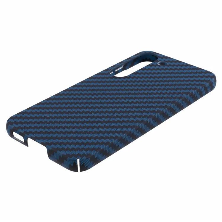 For Samsung Galaxy S24+ PC Case Carbon Fiber Texture Protective Phone Cover