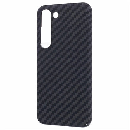 For Samsung Galaxy S24+ PC Case Carbon Fiber Texture Protective Phone Cover