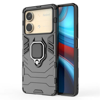 For Xiaomi Redmi Note 13R Pro 5G Case PC + TPU Phone Cover Ring Kickstand