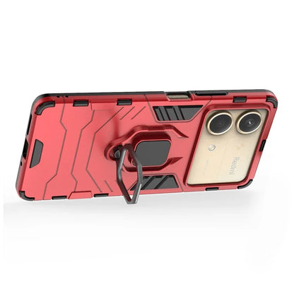For Xiaomi Redmi Note 13R Pro 5G Case PC + TPU Phone Cover Ring Kickstand